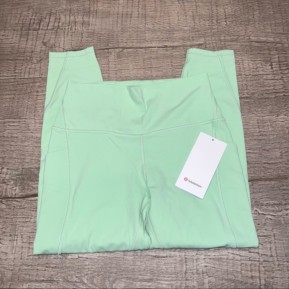 lululemon Align™ High-Rise Pant with Pockets 25" creamy mint Size 10 and 12 - Picture 3 of 5